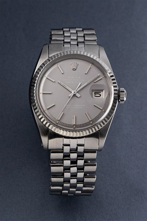 rolex grey dial 1601|Rolex datejust ref 1601.